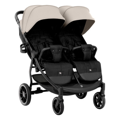 Коляска прогулочная для двойни Sweet Baby Donna Gray 01